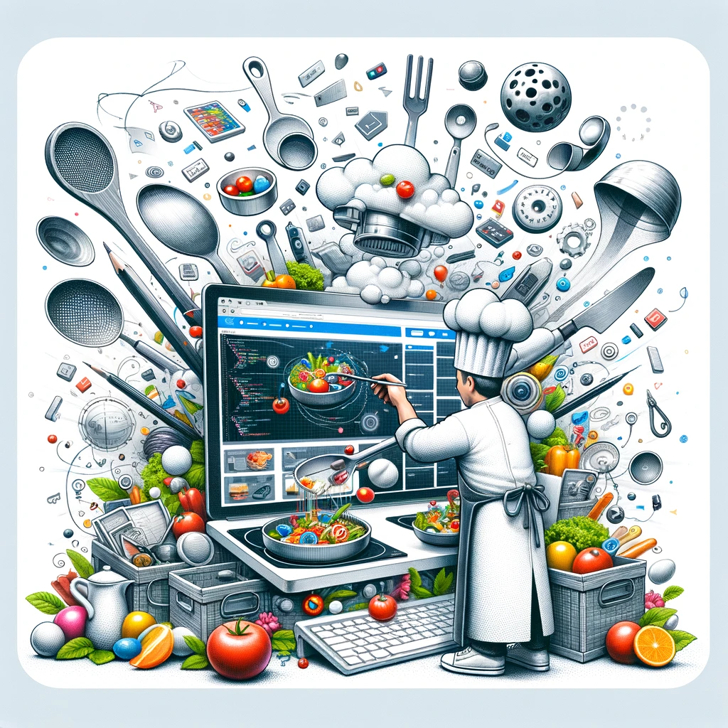 Restaurant im Aufbau